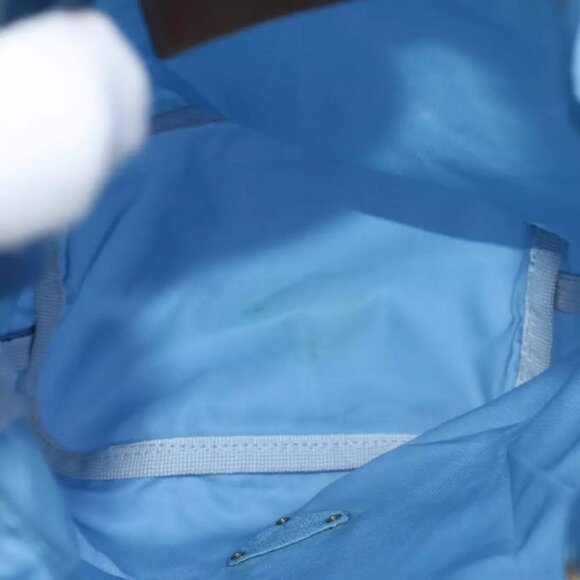 PRADA Drawstring Pouch Nylon Light Blue - Picture 11 of 14